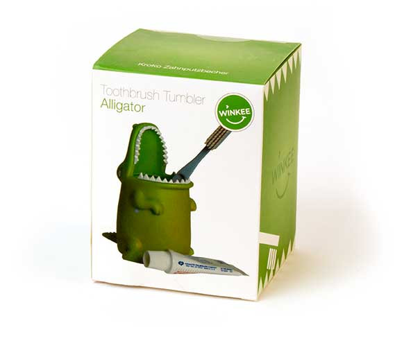 Zahnputzbecher Kroko