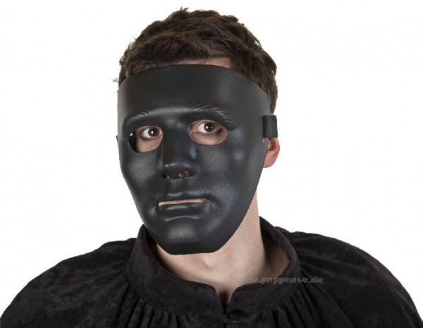 Maske schwarz, neutral
