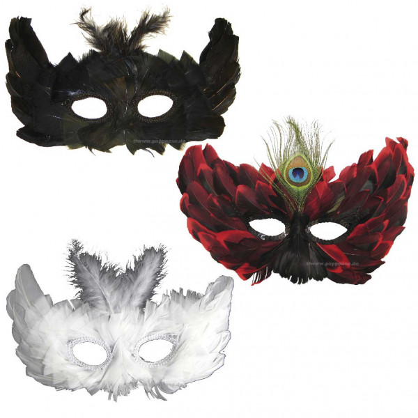 Federdomino Halbmasken