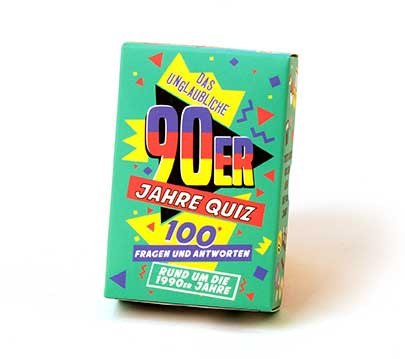 Trivia Cards: 90er Jahre