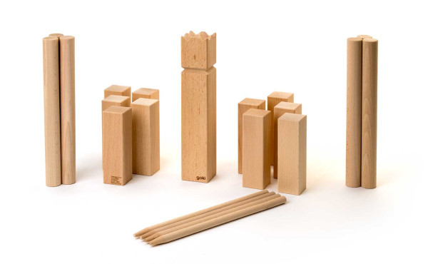 Wikingerspiel Kubb, mittlere Größe