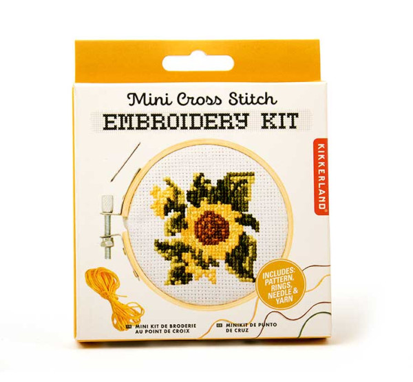 Mini Stickring Kit Sonnenblume