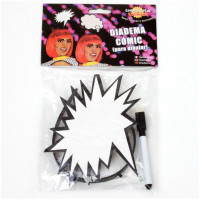 Haarreif Comic inkl. Marker Haarreif Comic inkl. Marker