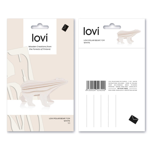 Lovi Holzfigur Eisbär klein