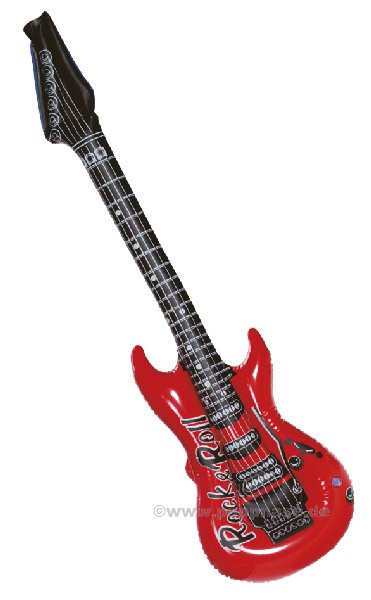 Aufblas-Gitarre - Luftgitarre