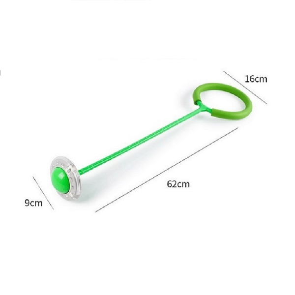 Fußkreisel mit Licht - Rot