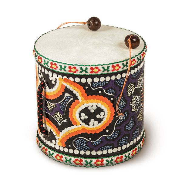 Klangtong Trommel handbemalt