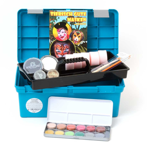 Tiermasken Schmink-Koffer