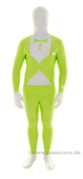 Morphsuit Motiv, neon-grün, klein, Smoki MORPHSUITS