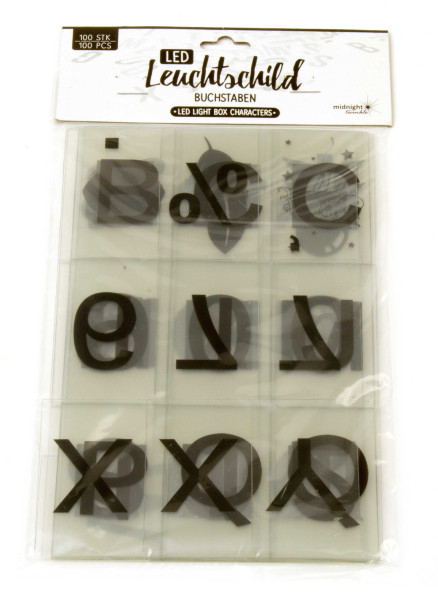 Extra-Zeichen Leuchtbox, 100 Stck.
