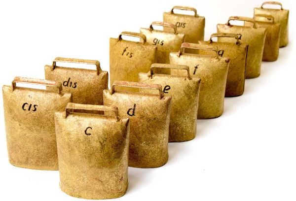 Musikglocken C'''-C'''' mit Halbtönen