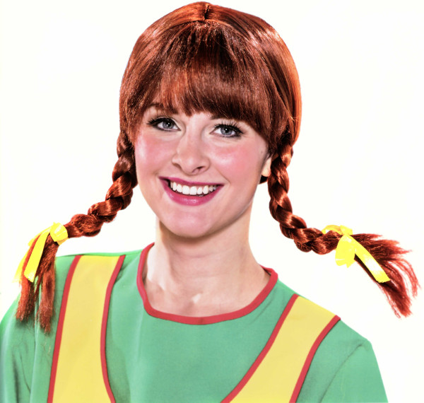 Zopfperücke Fuchsrot