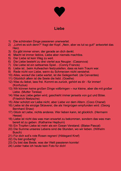 Lose Dose - Liebes Los