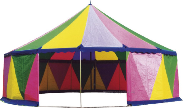 Einmastzelt 8 Meter mit Festgestänge