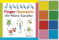 Finger-Stempeln für kleine Künstler - Buch + Stempelfarben Finger-Stempeln für kleine Künstler - Buch + Stempelfarben