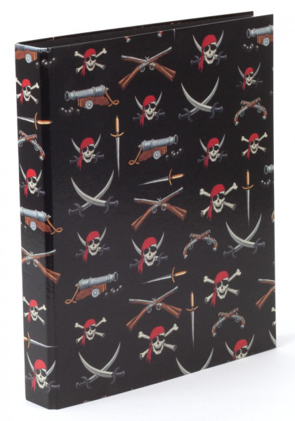 Ringbuch A4 Piratenflagge, 2-Rg 30mm