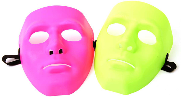Neutralmaske, farbig fluoreszierend