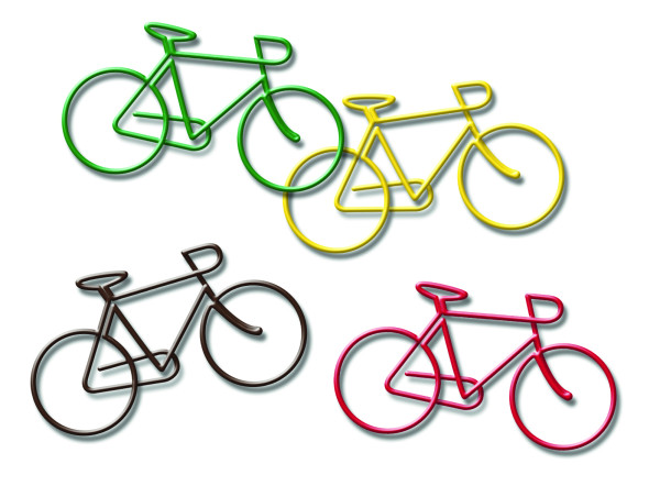 Fahrrad Büroklammern