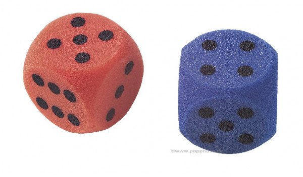 Schaumstoffwürfel 7x7x7cm