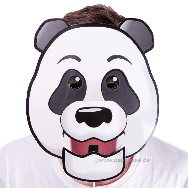Maske mit beweglichem Mund, Panda