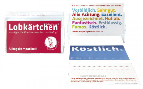 Lobkärtchen© für Erwachsene