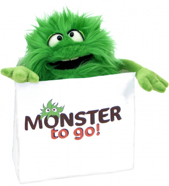 Handpuppe Schlick Monster to go
