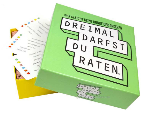 Dreimal darfst Du raten