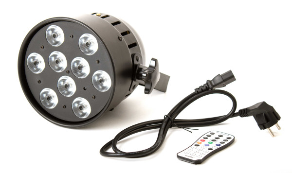 Scheinwerfer-Set PAR 56 QCL Short Schwarz