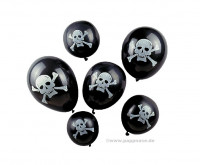 Piratenballons, 6 Stück Piratenballons, 6 Stück
