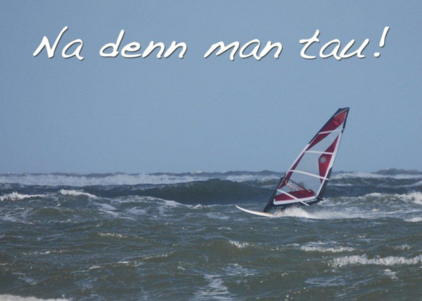 Foto-Postkarte A6 Surfer