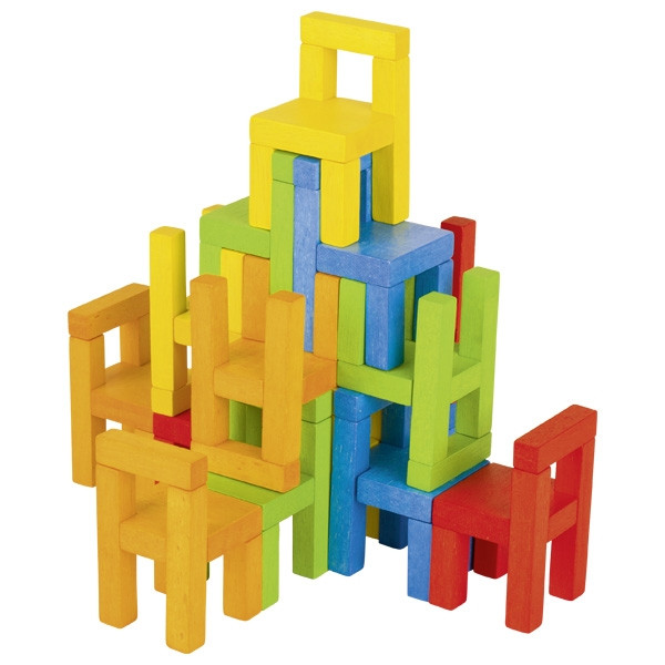 Balancier- und Stapelspiel Stühle