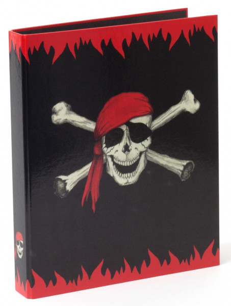 Ringbuch A4 Piraten-Totenkopf, 2-Rg 30mm
