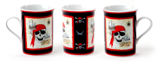 Porzellanbecher Schatzkarte 0,25 l