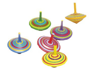 Kreisel Ringe bunt