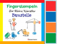 Fingerstempel für kleine Künstler - Baustelle Fingerstempel für kleine Künstler - Baustelle