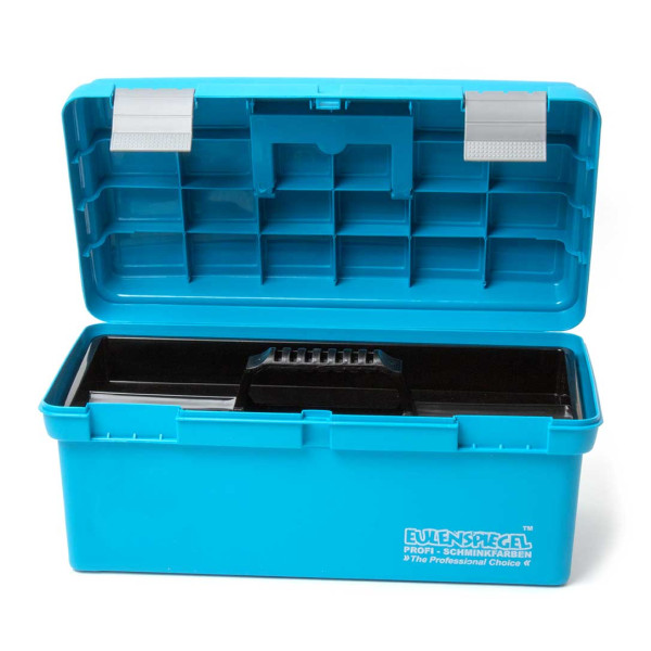 Schminkkoffer leer klein türkis