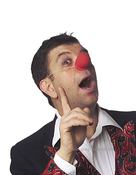 Clown-Nase - Knubbel Pappnase