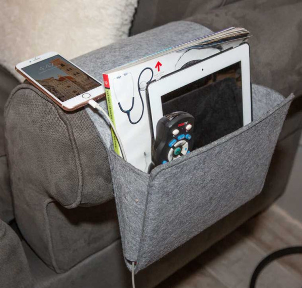 Filz-Bettseitentasche