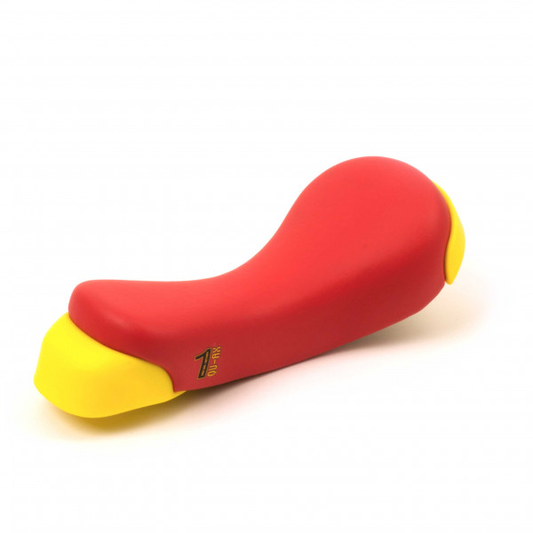 Einradsattel Luxus rot