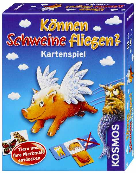 Können Schweine fliegen Kartenspiel