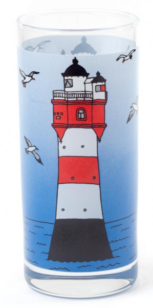Glas Leuchtturm Roter Sand 0,25 l