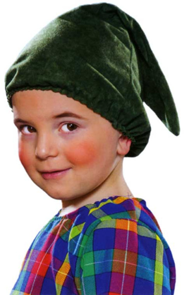 Zwerg/Wichtelmütze dehnbar grün