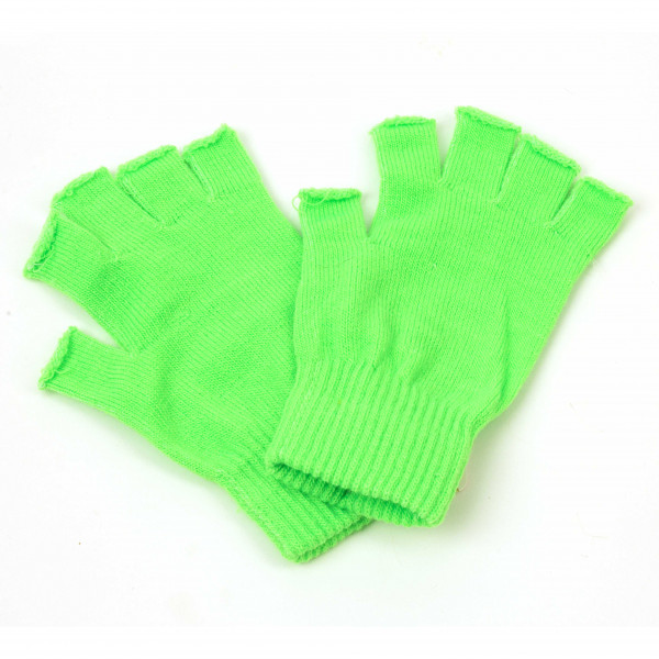 Fingerhandschuhe neon-grün