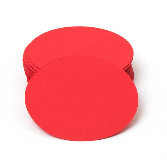 Buttons leere Papiervorlagen Einzelfarben