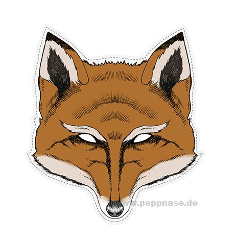 Tiermaske Fuchs