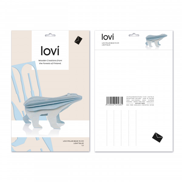 Lovi Holzfigur Eisbär groß