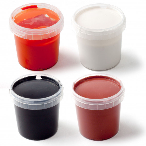 Nawaro Fingerfarbe 4 x 150 g Set Ergänzung