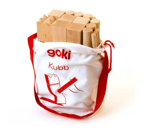 Wikingerspiel Kubb, mittlere Größe