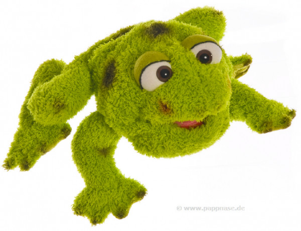 Handpuppe Frosch Kleiner Rolf Living Puppets