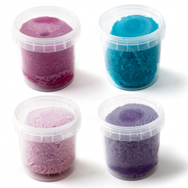 Nawaro Softknetmasse 4 x 150 g Set Prinzessin.